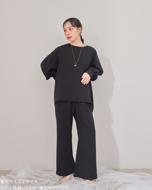 147_ichi_yon_nana】ジョーゼットブラウス（セットアップ可能