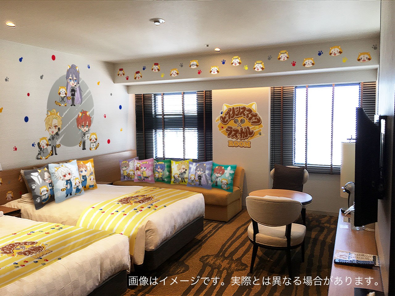 全客室大公開】「ヒプマイ」×「サンシャインシティプリンスホテル