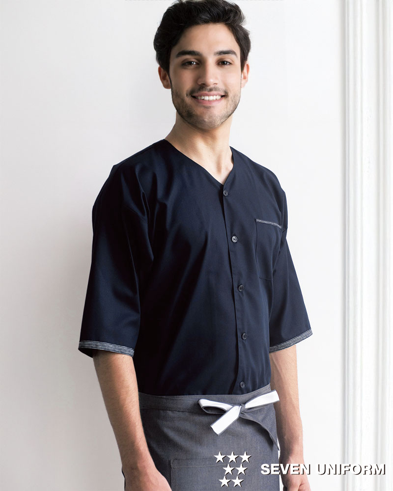 半袖ダボシャツセブンユニフォームEH3320の通販｜飲食店ユニフォームの