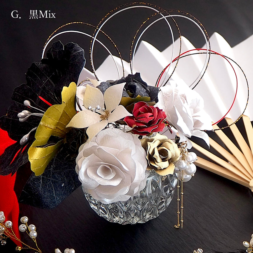 成人式髪飾り お姫様になれるエレガント髪飾り 匠工房 – 伝統和紙の