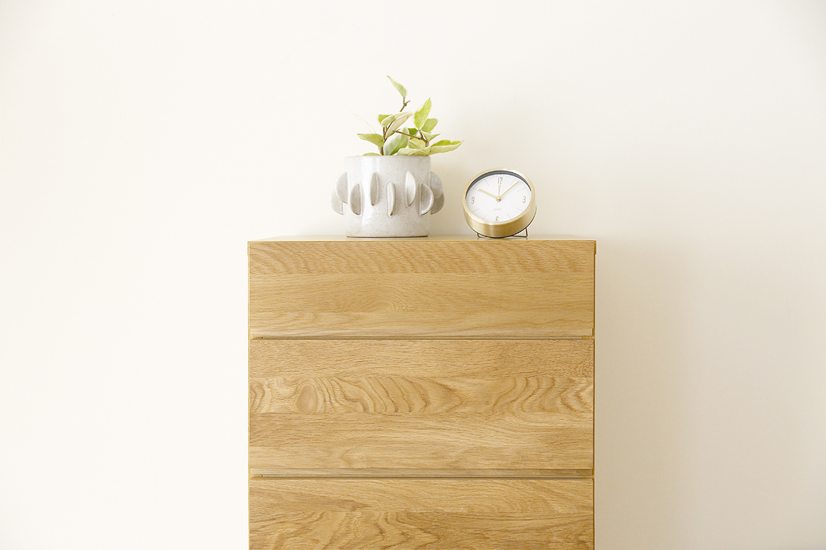 レッチェ 50リビングハイチェスト OAK(W50×D39.5×H129.5cm)税込