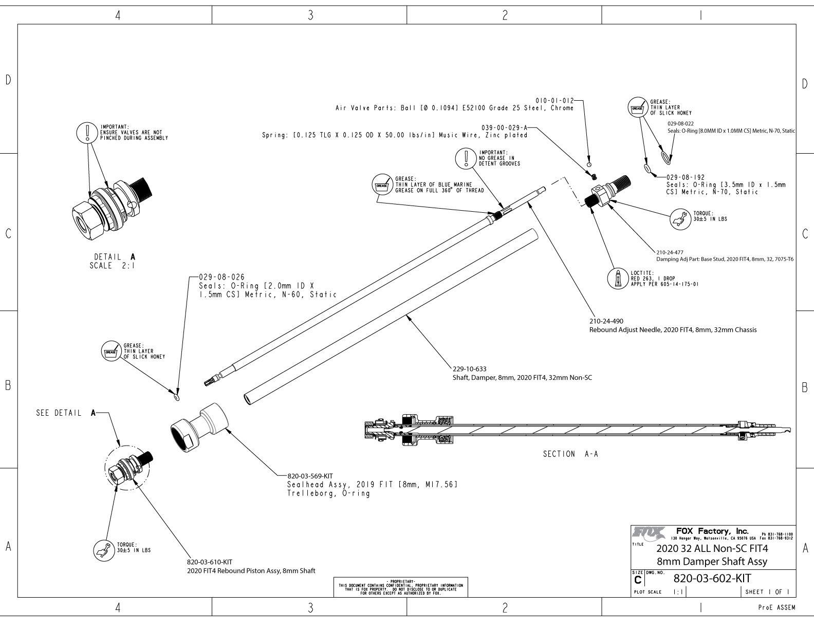 32mm Part Information | Bike Tech Help Center | FOX