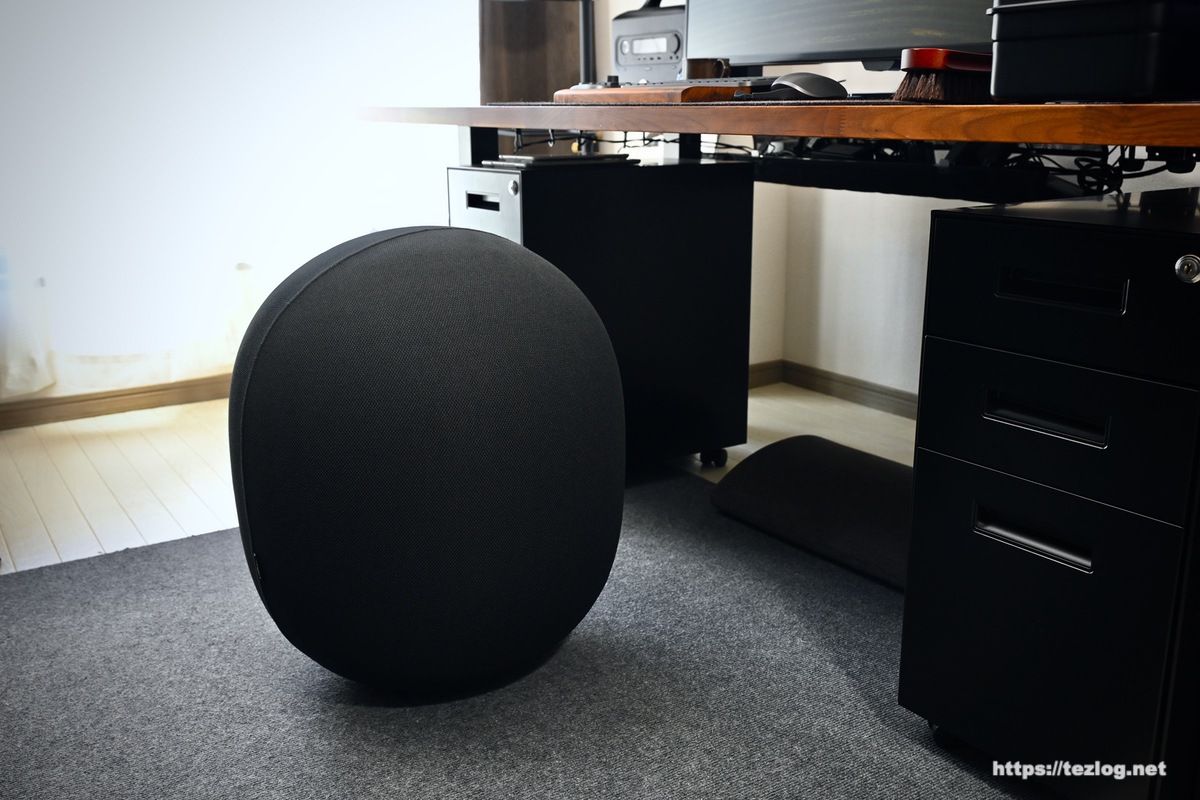 MALLOW Knit レビュー。バランスボールをデスクチェアに。ニット生地 +