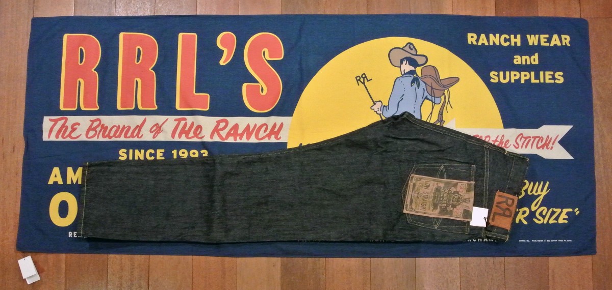 クリックポスト170円も可】 RRL ダブルアールエル 本藍染 インディゴ