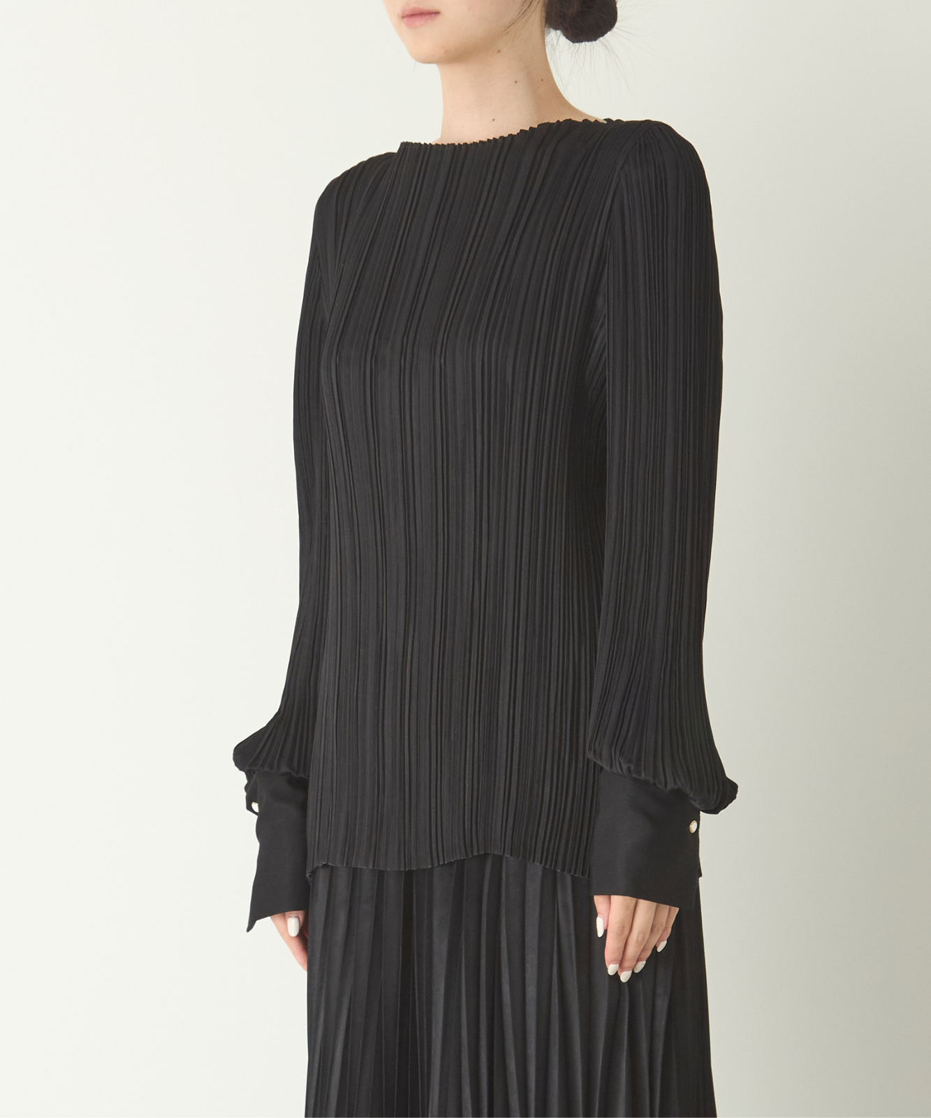 ≪通常販売≫pleats classic blouse（プリーツクラシックブラウス