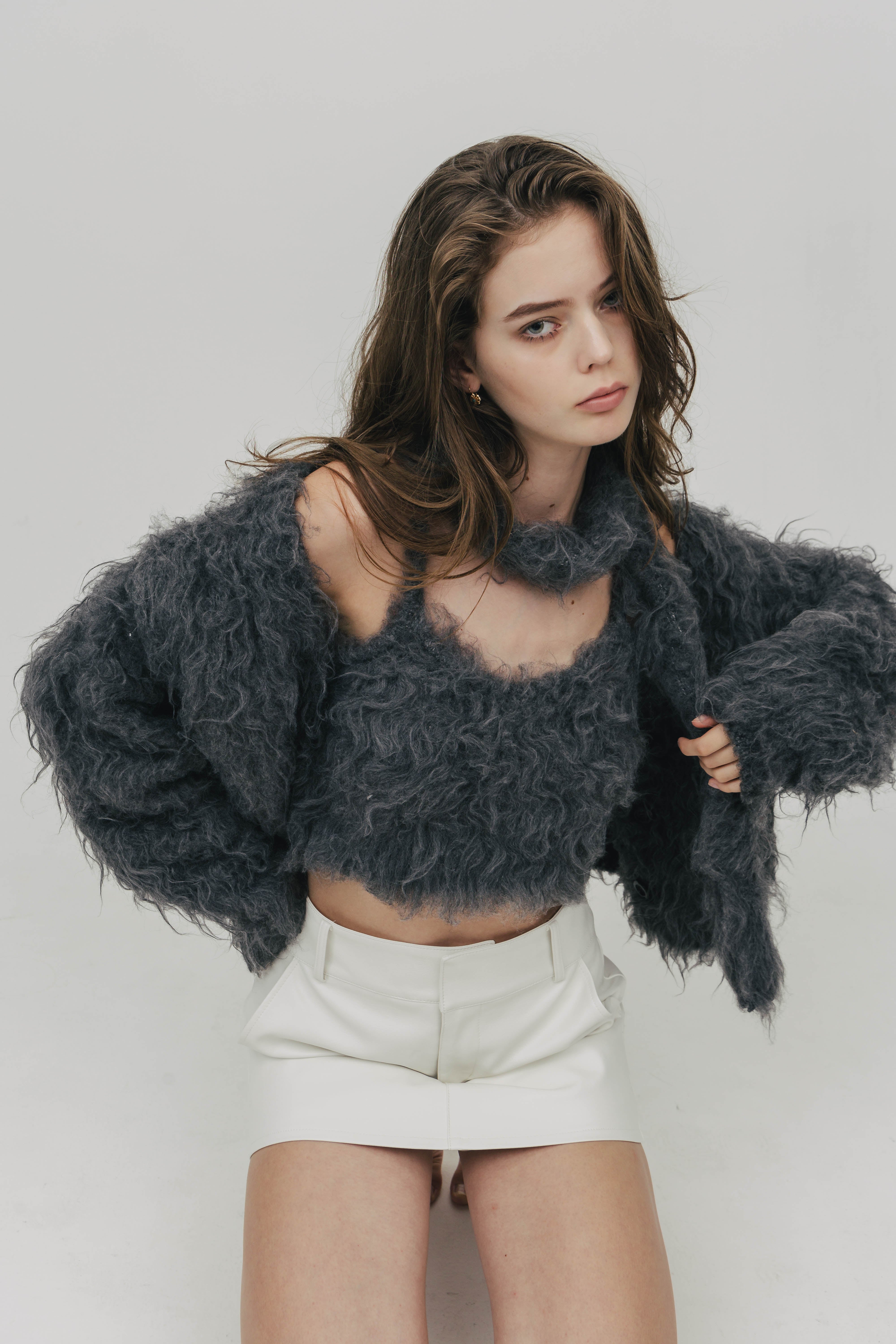 Westminster Shaggy Cardigan – THE TOÉ