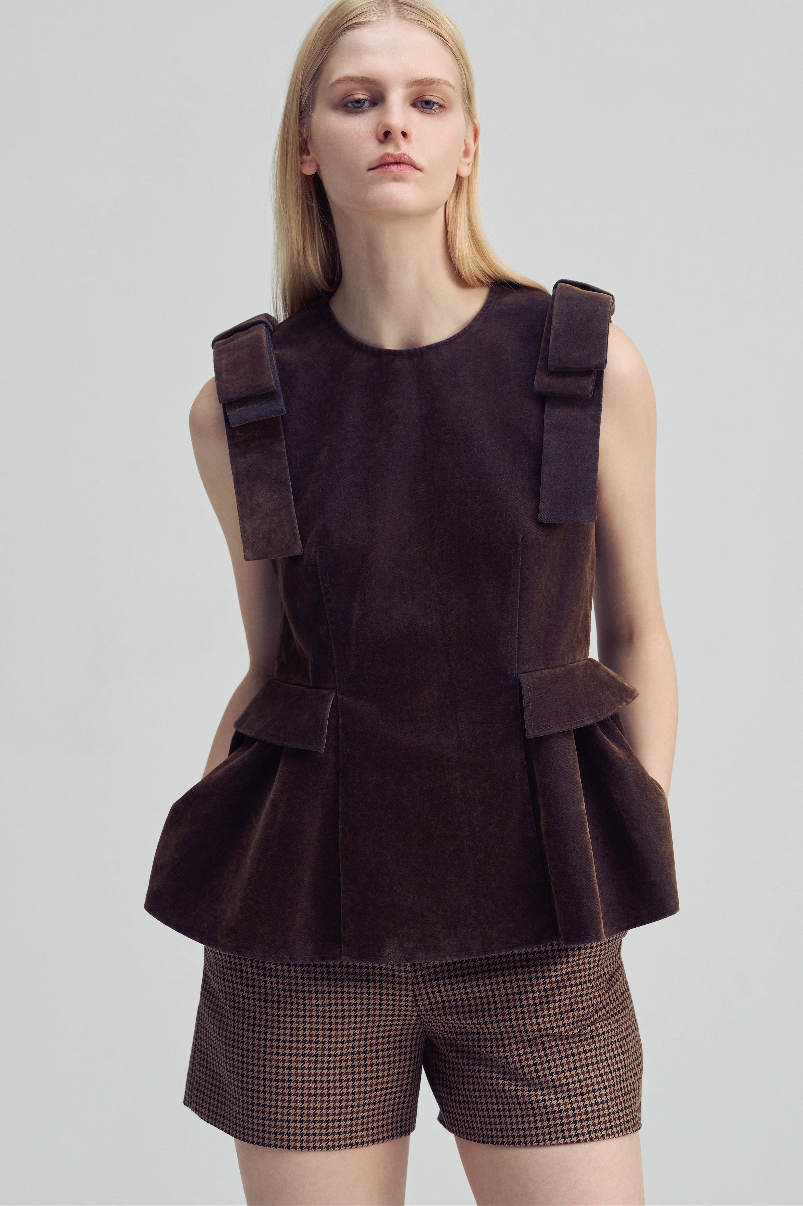 Dachau Sleeveless Peplum – THE TOÉ