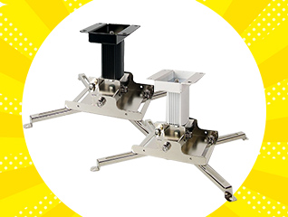 汎用 プロジェクター 天吊り金具 スパイダー2 ホワイト|KG-SP2W