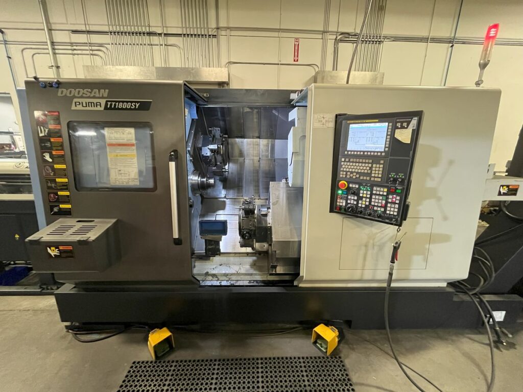 Doosan Puma TT1800SY Twin Spindle Twin Turret Live Tool CNC Lathe