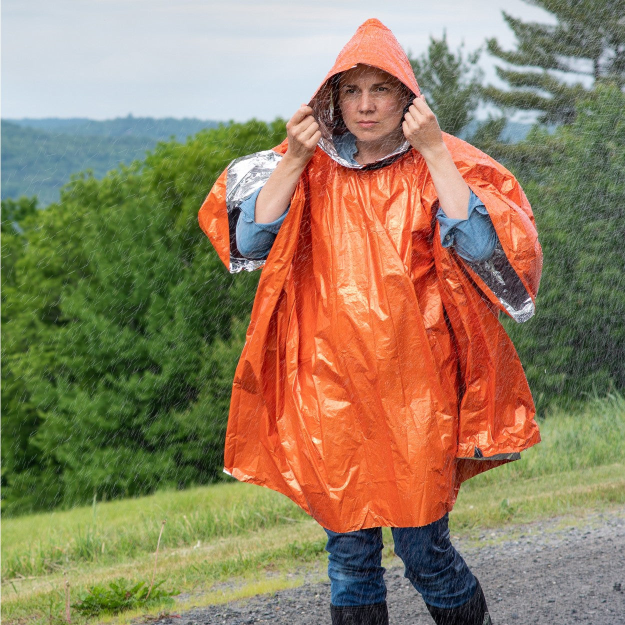 Survive Outdoors Longer - Heat Reflective Poncho | The Outfitters