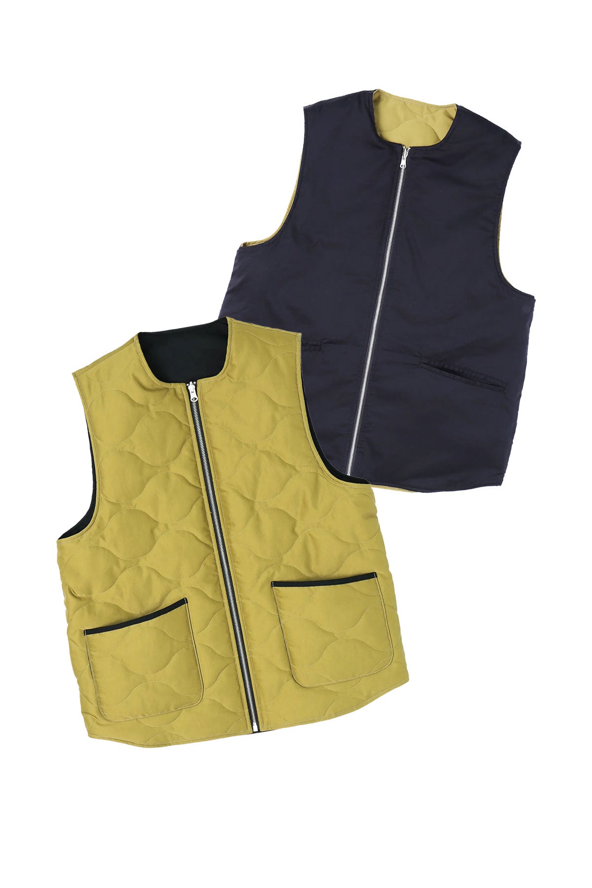 Workware - Big Liner Reversible Vest (black / green) – The Rugged