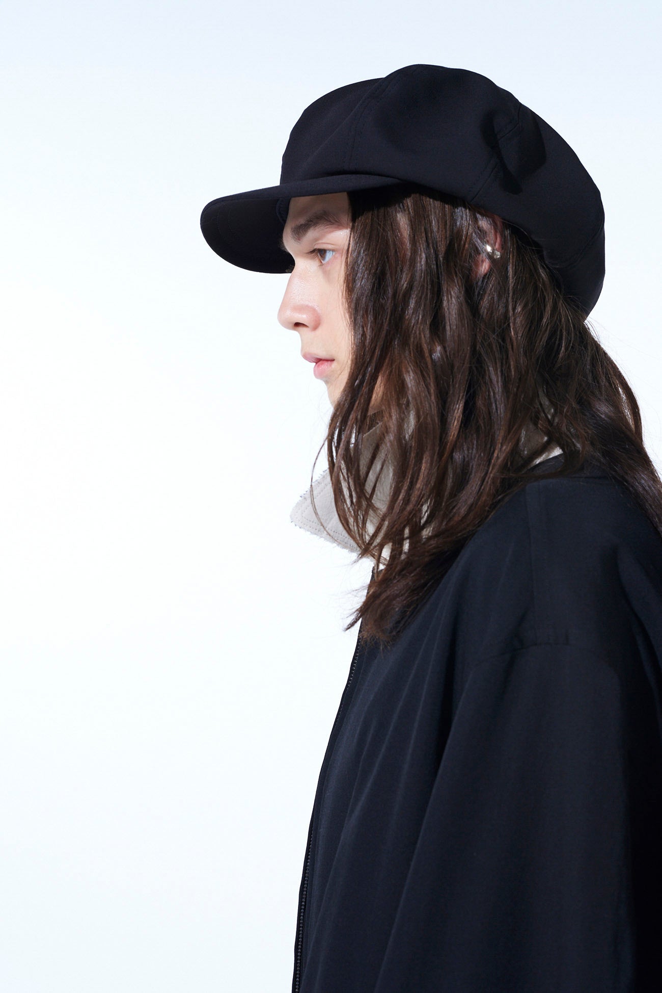 WASHER WOOL GABARDINE CASQUETTE – THE SHOP YOHJI YAMAMOTO