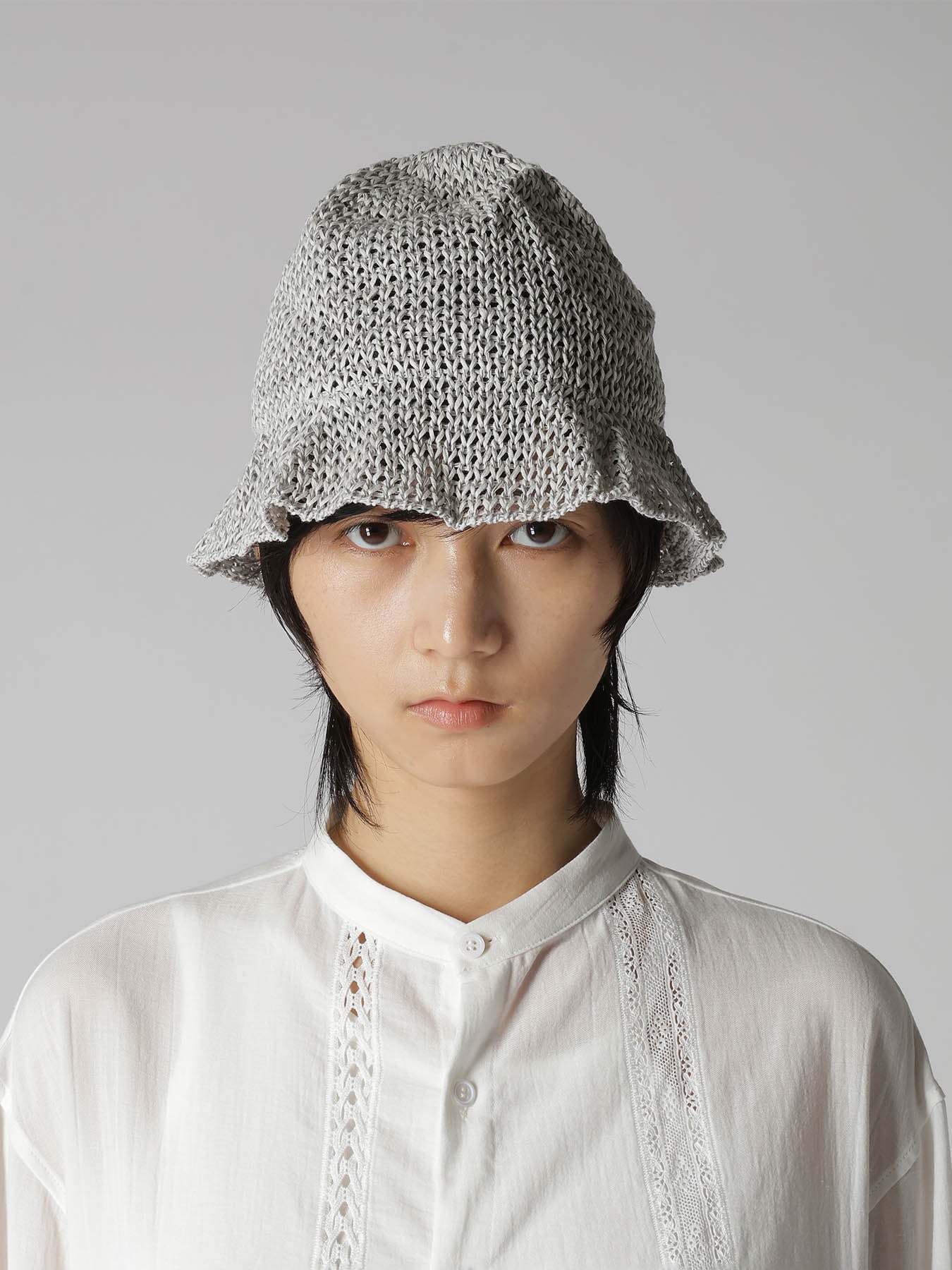 OPENWORK KNIT THERMOS HAT – THE SHOP YOHJI YAMAMOTO