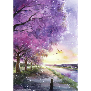 月影 #2 | Yukari.Tanemura ｜インテリア絵画 アートの専門通販