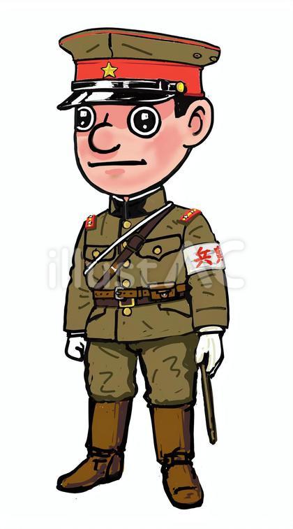 日本軍(大日本帝国陸軍)憲兵軍曹イラスト - No: 23790155｜無料
