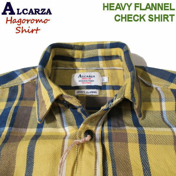 楽天市場】ネルシャツ ヘビー（カラーイエロー）（カジュアルシャツ