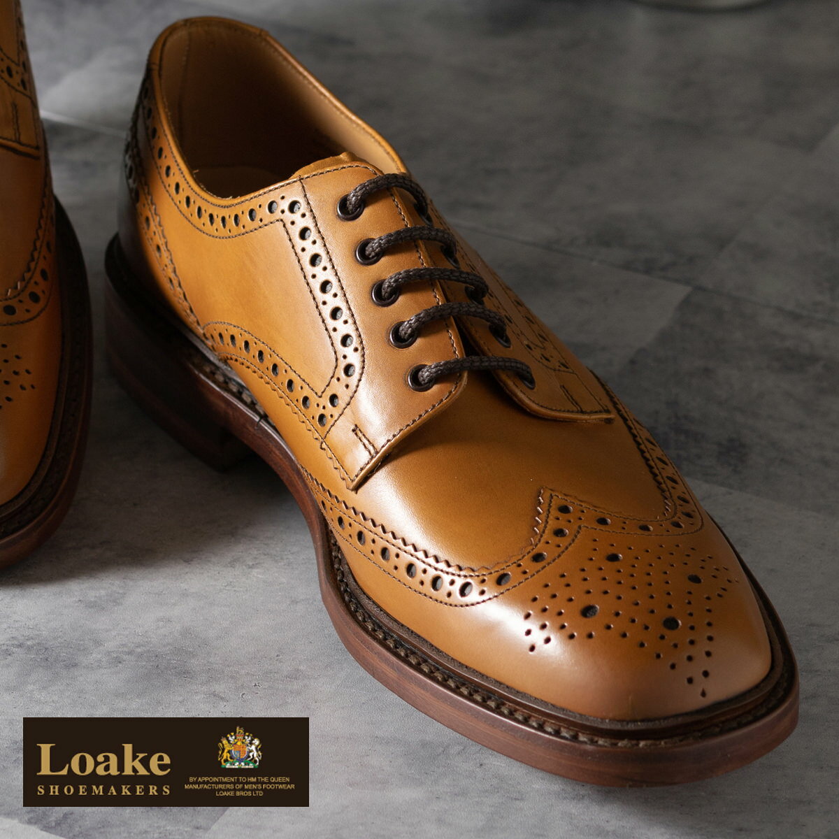 楽天市場】LOAKE（チップデザイン（靴）ウィングチップ）（靴）の通販