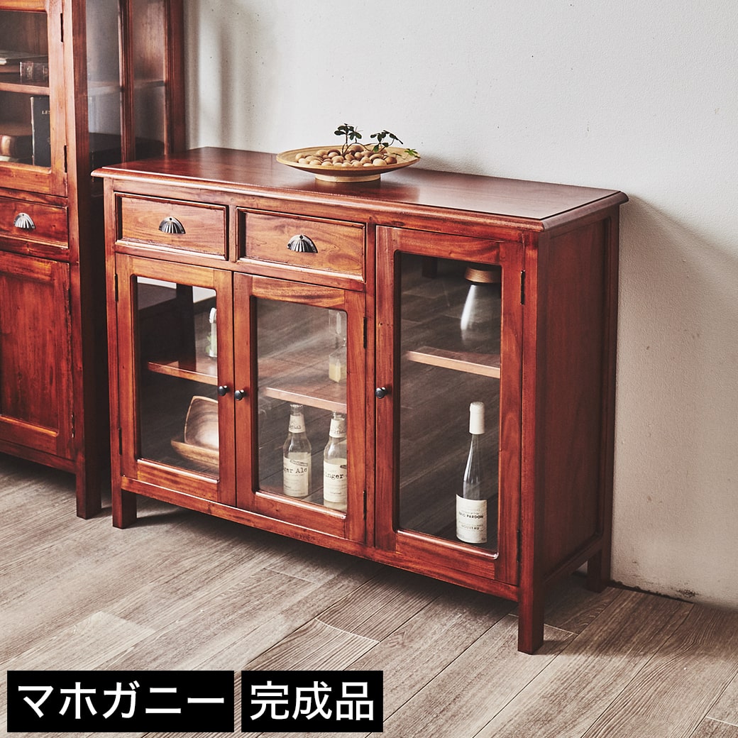 楽天市場】アンティーク調 キャビネット（キャビネット・コンソール