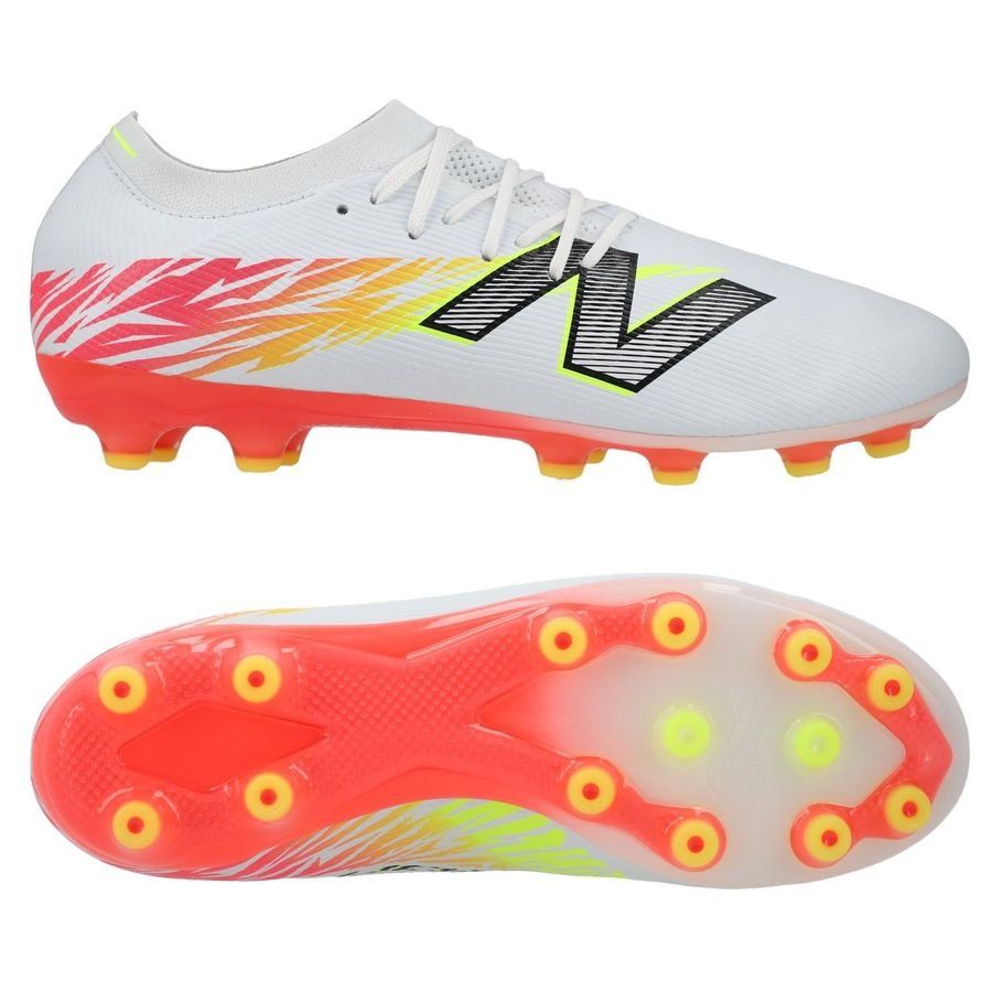 New Balance Furon V8 Elite AG Flash Point - White/Red/Silver