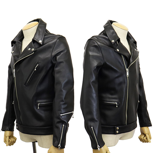 正規取扱店 666 LEATHER WEAR LJM-8 フロントフラップ ライダース