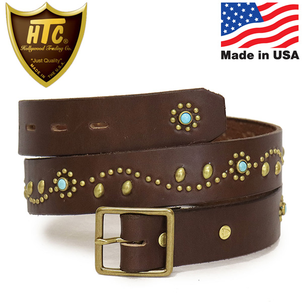 正規取扱店 HTC(Hollywood Trading Company) Belt #SN-32 Turquoise