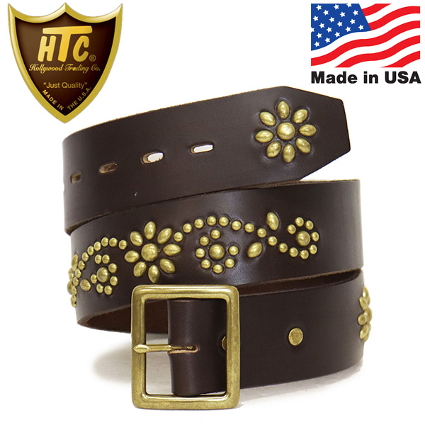 正規取扱店 HTC(Hollywood Trading Company) Belt #26 Studs 1.75