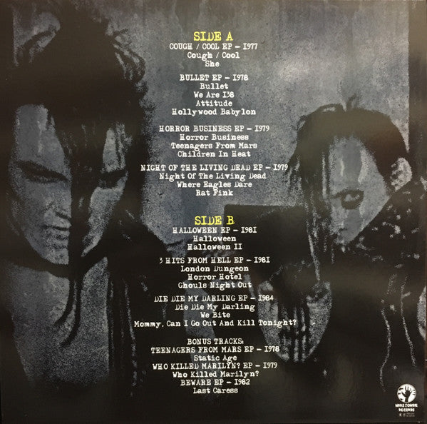 MISFITS (ミスフィッツ) - 1977-1984 The Singles Collection (EU 限定