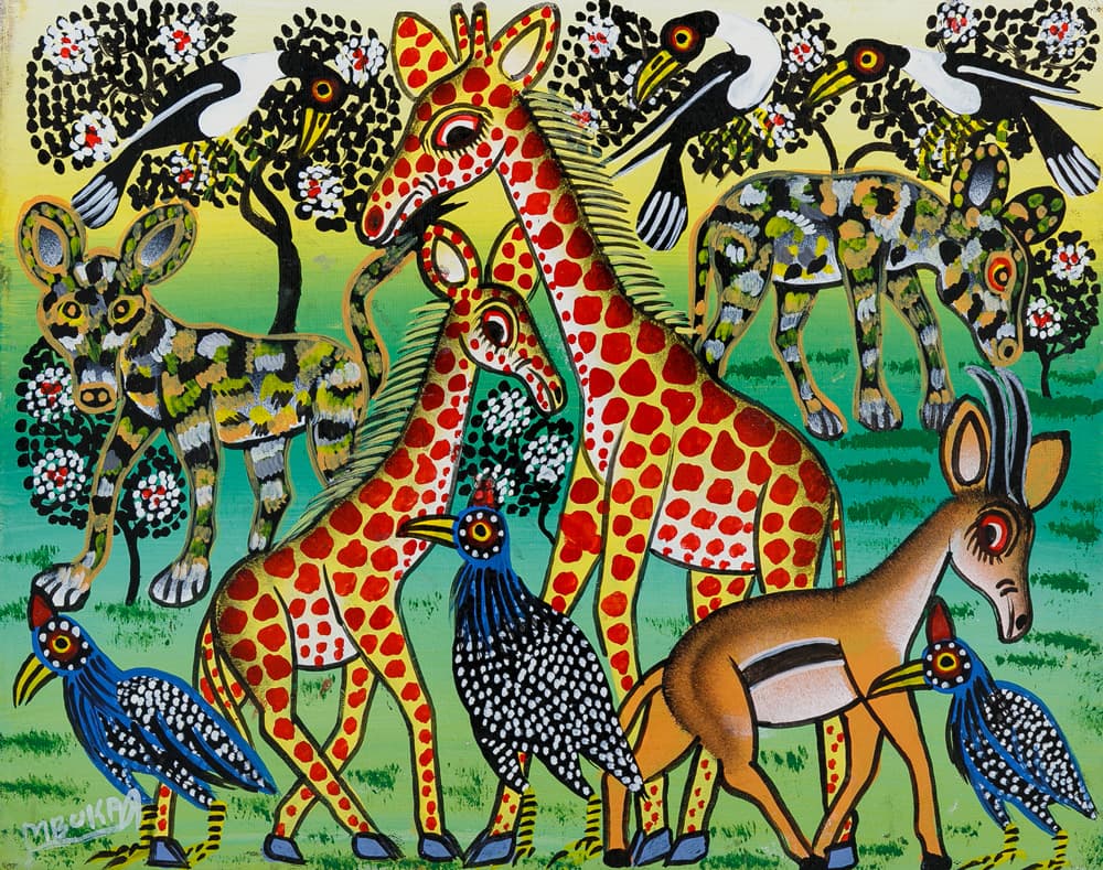 動物たち/花 - ティンガティンガオンラインショップ