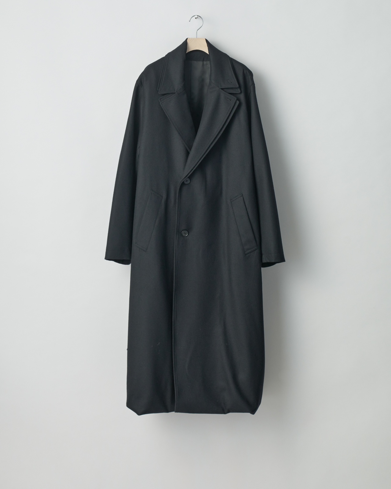 ssstein OVERSIZED DOCKING DOUBLE BREASTED COAT・BLACK - tity