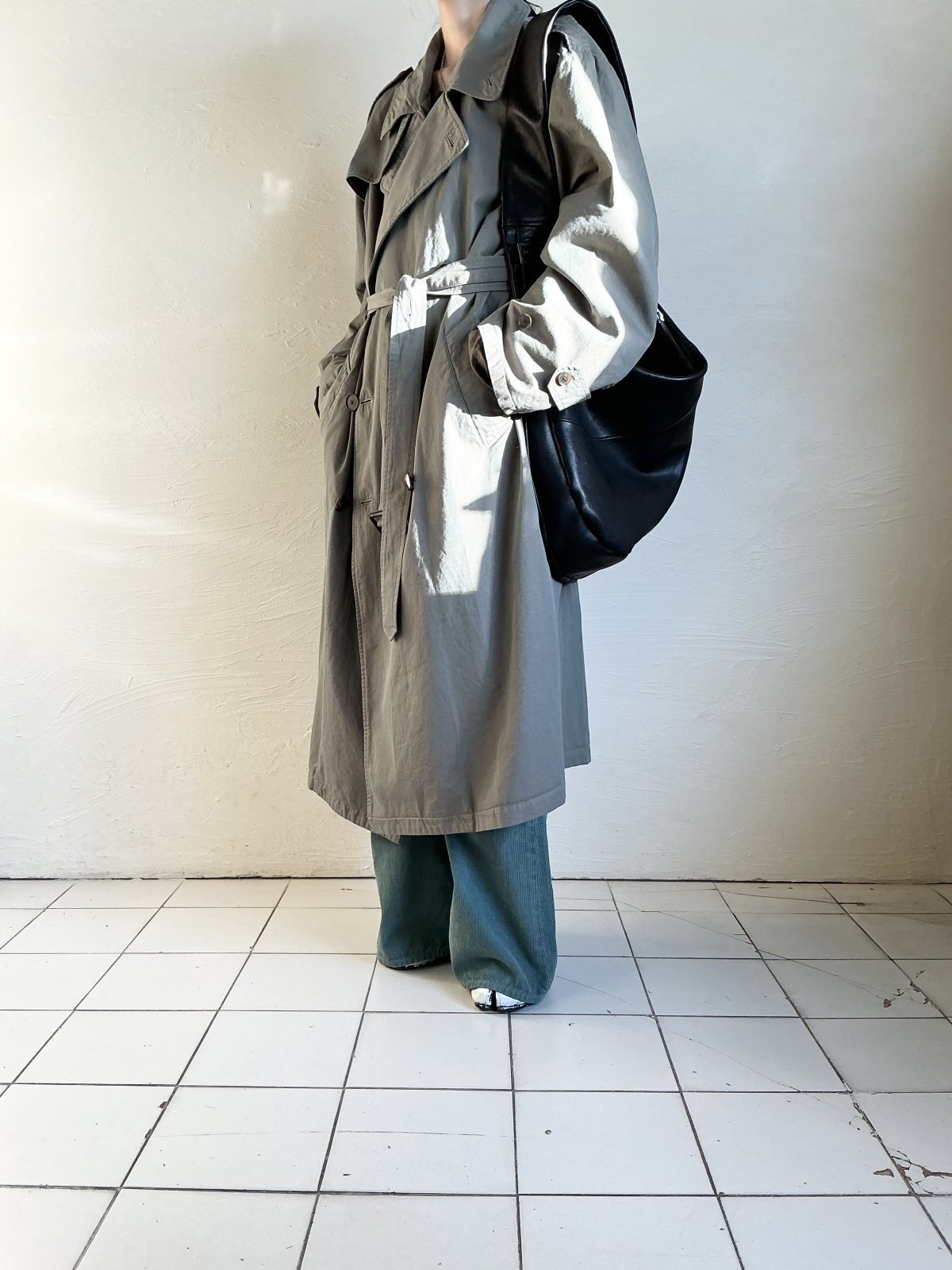 ssstein VINTAGE TRENCH COAT・KHAKI BEIGE - tity