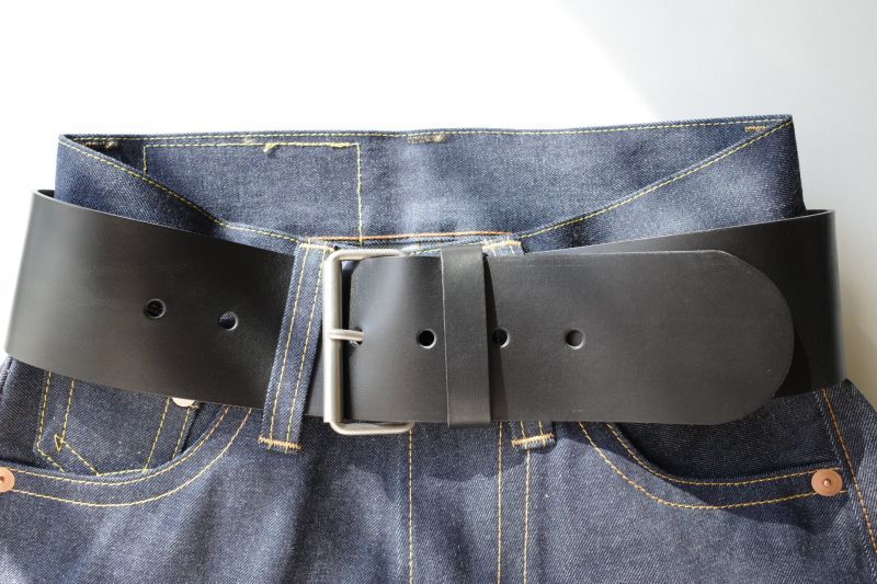 KOOKY ZOO クーキーズー JUVENILE LEATHER BELT ・BLACK - tity