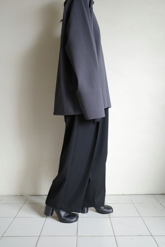 stein OVERSIZED GRADATION PLEATS LS・BLUE GREY - tity