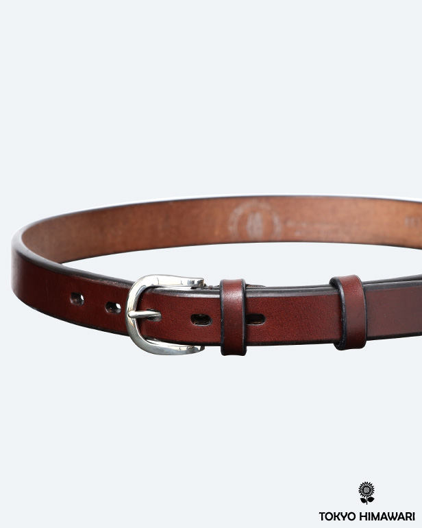 東京ヒマワリ / 池之端銀革店 UKサドルレザースペシャルベルト 銀製