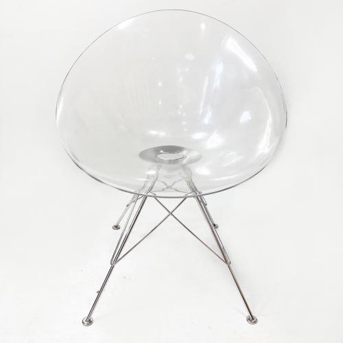 イタリア【Kartell】カルテル社 EROSチェア (エロエス4本脚) クリア