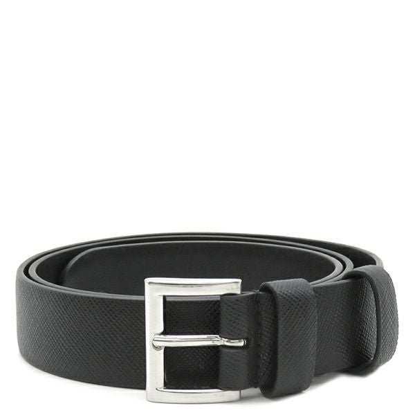 プラダ 二つ折り財布（札入れ） 財布 メンズ サフィアーノ ブラック