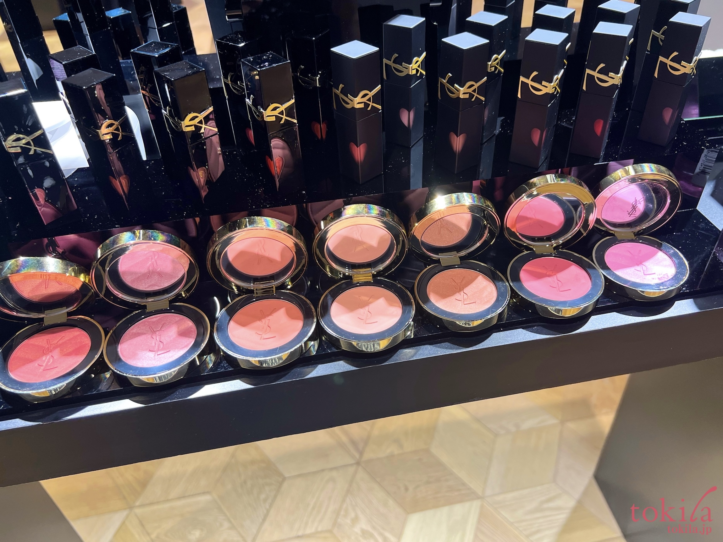 全色お試し】反則級の可愛さ！YSL メイクミー ブラッシュ パウダー