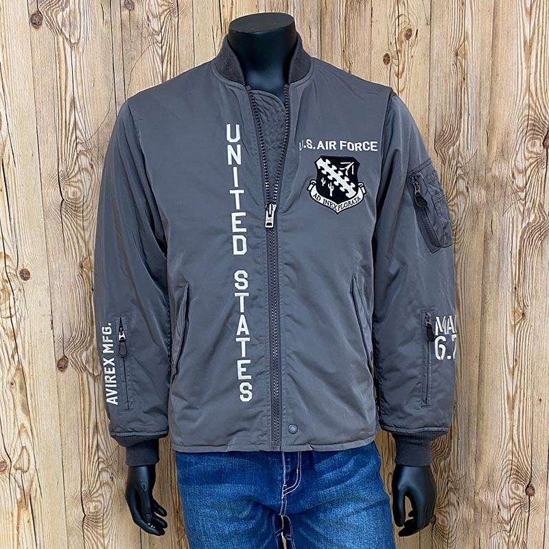 AVIREX アビレックス OPEN BOTTOMS MA-1 X-15 フライトジャケット – TopIsm