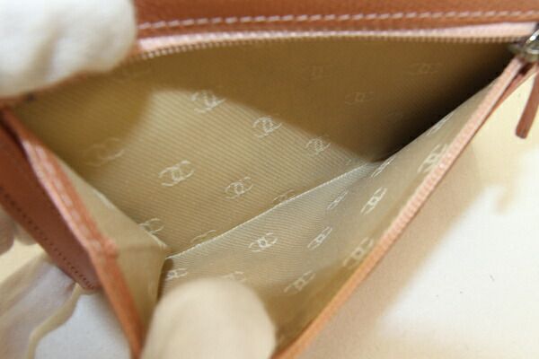 楽天市場】シャネル 三つ折り財布 ココボタン ピンク レザー 中古 ミニ