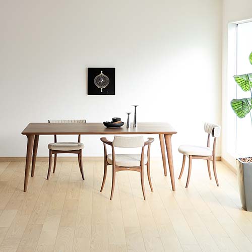 楽天市場】飛騨家具 HIDA 飛騨産業 Jin Dining 侭ダイニング 長方形天