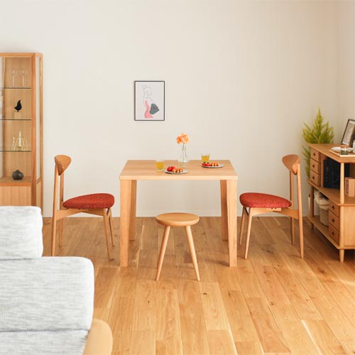 楽天市場】飛騨家具 HIDA 飛騨産業 Jin Dining 侭ダイニング 正方形天