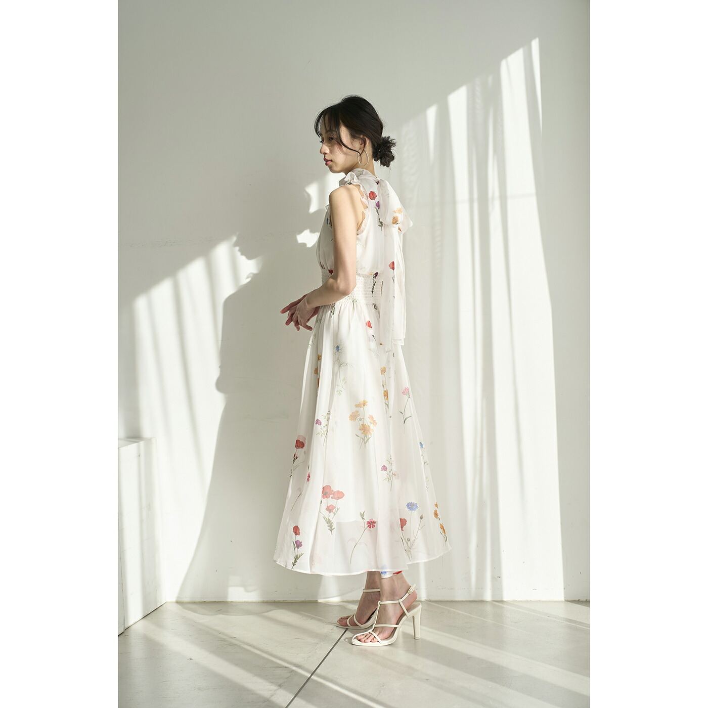 楽天市場】スナイデル SNIDEL バックリボンシフォンワンピース