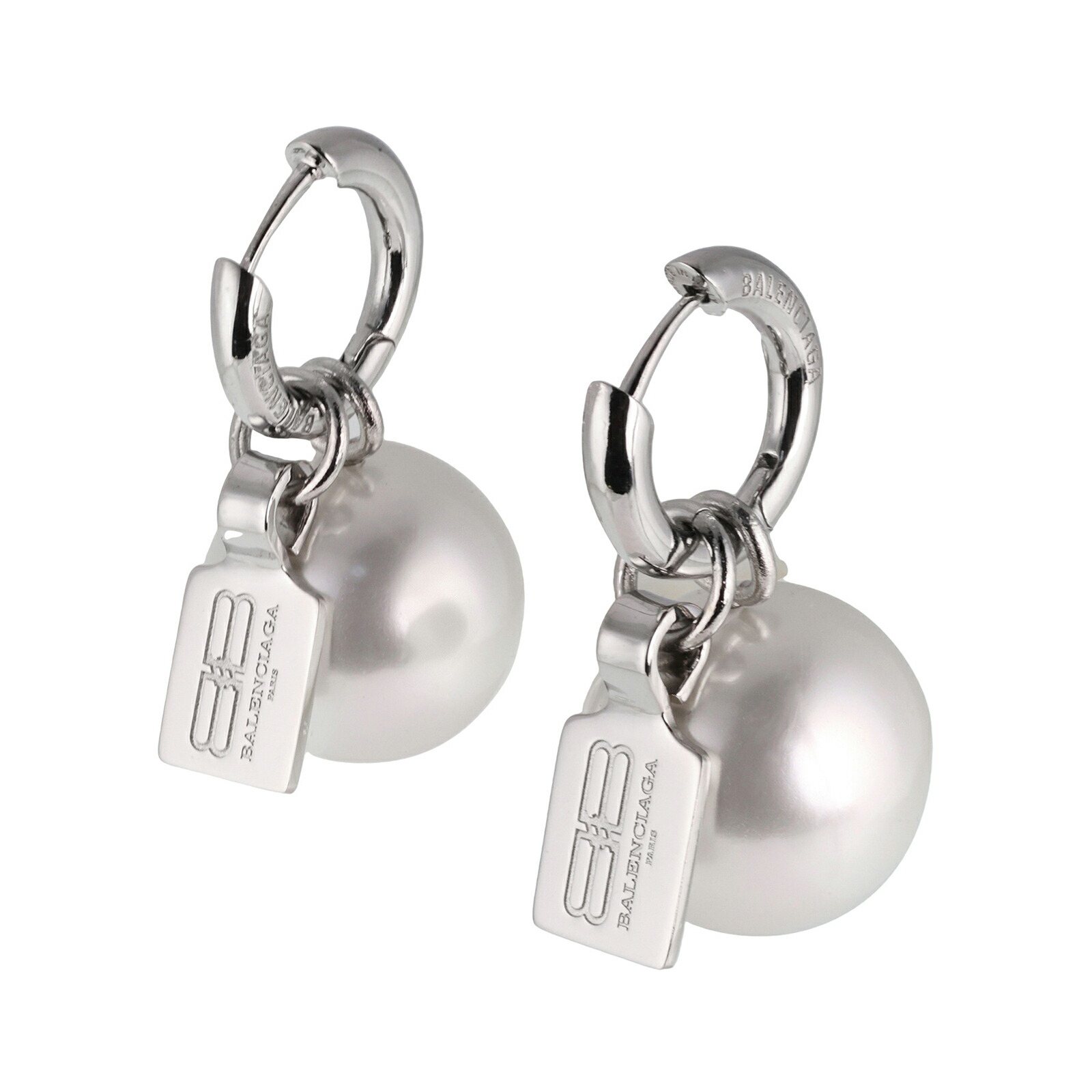 楽天市場】【送料無料】BALENCIAGA バレンシアガ Pearl ピアス パール