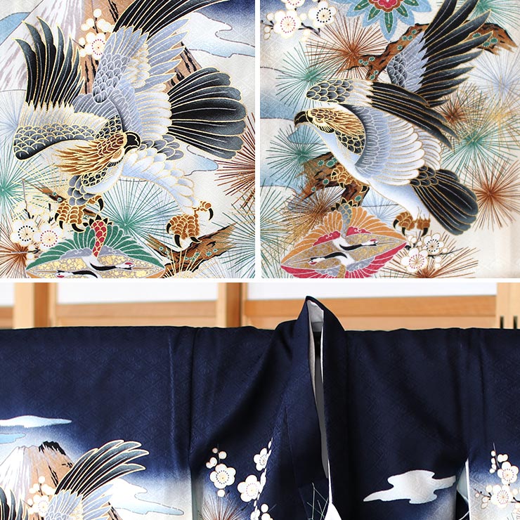 楽天市場】＼スーパーSALE開催中!／お宮参り 男の子 初着 産着 鷹に虎