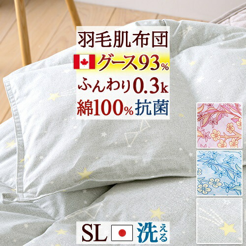 掛け布団 羽毛 シングルサイズ グース 綿100%」の人気商品一覧 | 安い