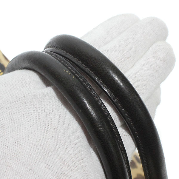 楽天市場】プラダ PRADA 希少 ハラコ レオパード ハンドバッグ