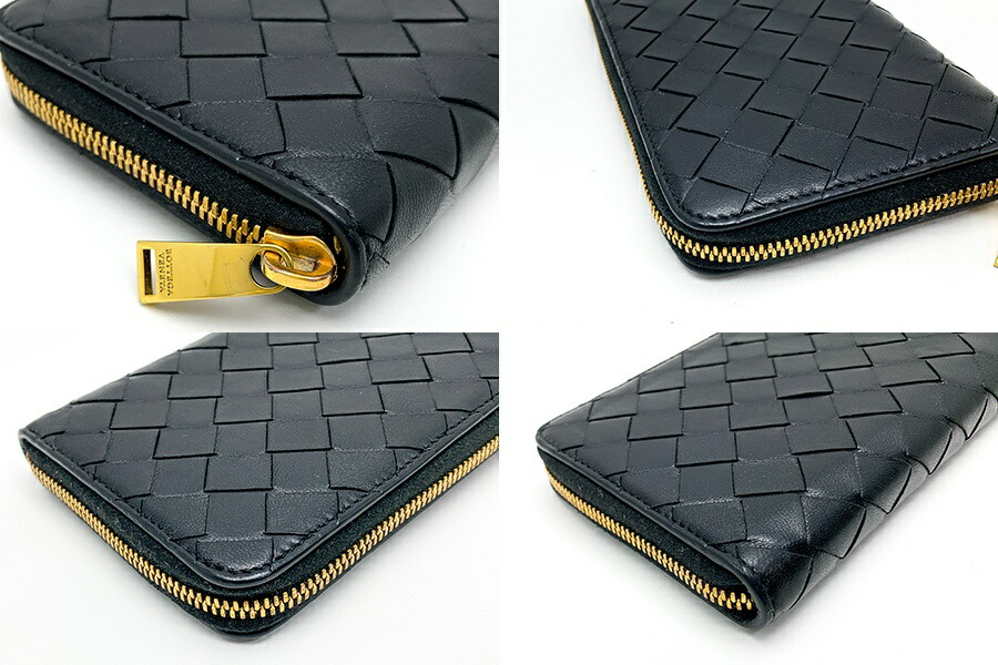 楽天市場】BOTTEGA VENETA ボッテガヴェネタ 黒 ブラック ゴールド金具