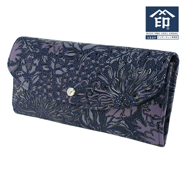 楽天市場】印伝 【甲州印伝 印傳屋 上原勇七】財布 長財布 束入れ