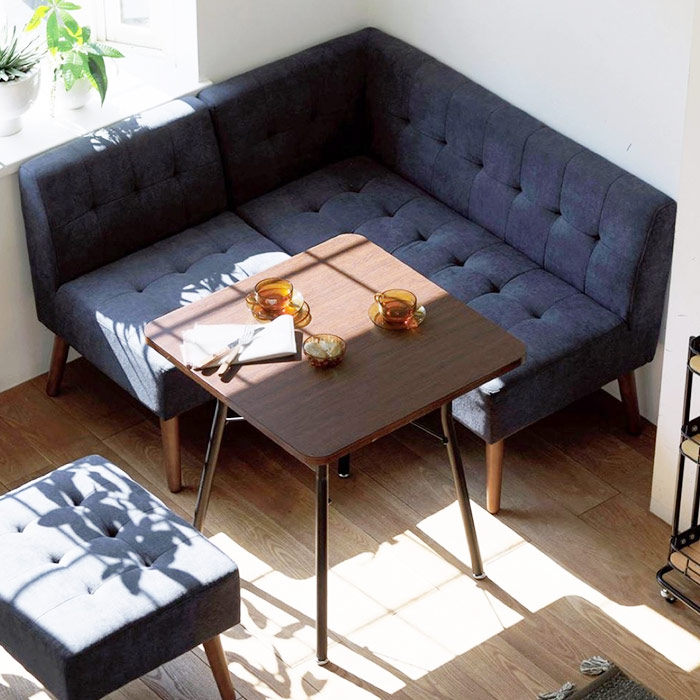 楽天市場】[レビュー特典]棚付き 正方形 ダイニングテーブル 幅65cm