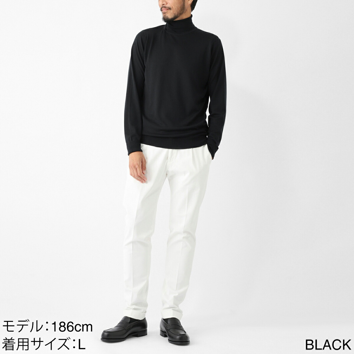 楽天市場】ジョンスメドレー JOHN SMEDLEY タートルネック ニット