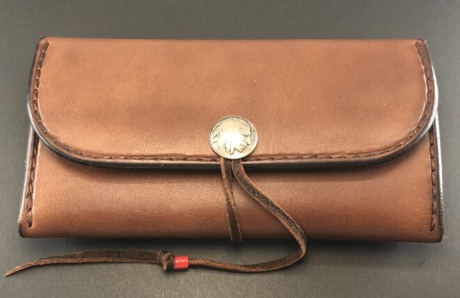 楽天市場】ゴローズ goro's [新品] 三つ折り長財布 (焦げ茶